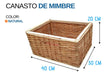 Básquet Shop Canastos De Mimbre 40x30x20 Pack X 6 2