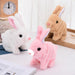 (yl) Brinquedo De Coelho Plush Bunny Operated Hopping Animal 4