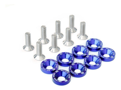 Anodized Washers and M6 x 8 Screw Set for Car, Motorcycle, ATV - D1 Spec 5