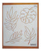 Noreste Ideas Stencil Mix Tropical Leaves Contour FLR1030 50x60 0