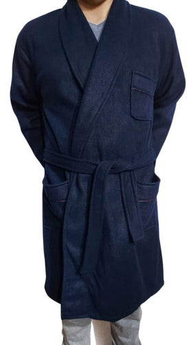 Polo Club Men's Fleece Robe with Pockets 6