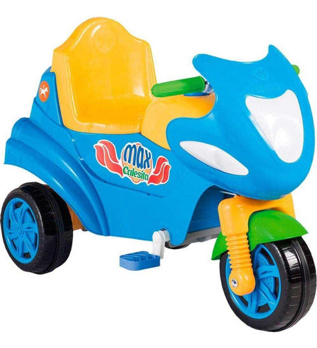 Triciclo Calesita Max Passeio E Pedal Ref.0948 - Azul 2