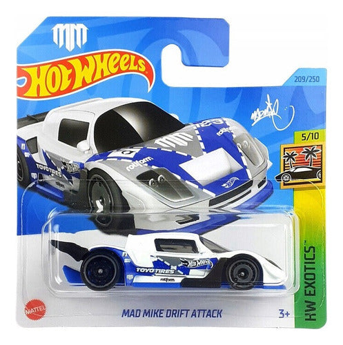 Hot Wheels Mad Mike Drift Attack Hw Exotics Mattel 0