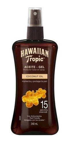 Protector Solar Hawaiian Tropic Aceite De Coco Fps 15 240 Ml 0