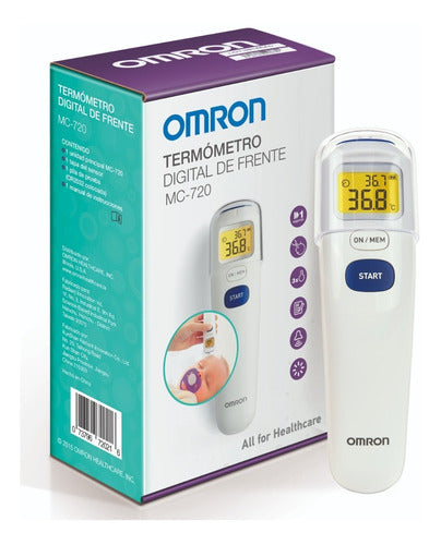 Omron Combo Infrared Thermometer Mc 720 + Finger Pulse Oximeter 1