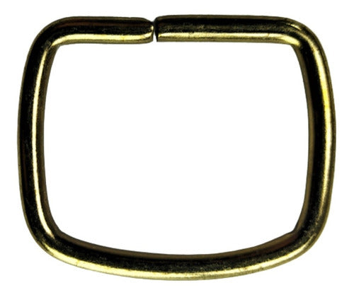Pack of 10 Rectangular D-Ring or D-Buckle Wire Buckles 25x35x3.5 Unwelded 2