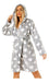 Mariana K Short Soft Polar Bathrobe with Hood and Pockets 7410 4