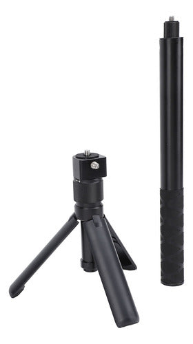 TriPod Com Câmera De Ação Extensível Profissional Selfie Sti 1