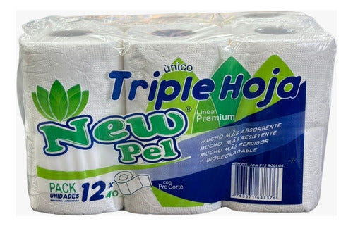 New Pel Higienico Triple/hoja + Rollo Cocina + Pañuelos Descartables 1