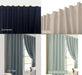 BSJ Blackout Engomado Curtain Set 280cm Long - 100% Light Blocking 7