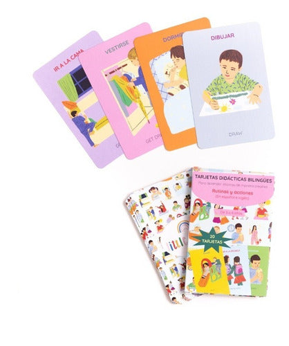 Flashcards Rutinas Y Acciones -  20 Cartas 0