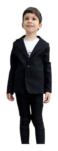 Kids' Elasticized Bengaline Dress Blazer Jacket Sizes 4 to 16 1