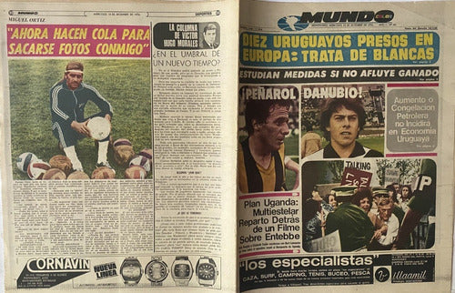 Mundocolor Nº 44 Diario, Dic 1976, Peñarol Danubio, Ex4 0