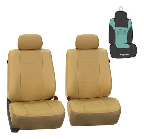 FH Group Automotive Seat Covers Deluxe Leatherette Front Set 0