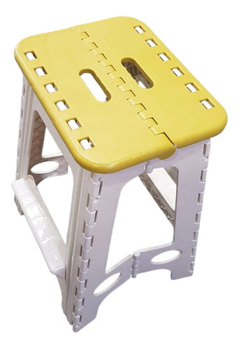 Folding Plastic High Bench Reinforced Colors 48