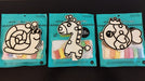 Lookmania Magical Filling 3 Sets 8 Doughs - Horse, Fish, and Snail 2