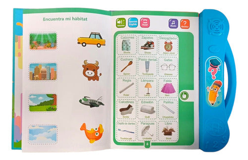 Juego Libro De Aprendizaje En Ingles Y Español 2