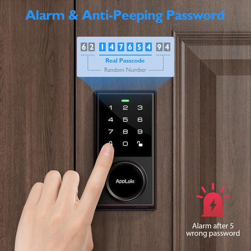 AppLoki Smart Lock with Bluetooth/Alexa Voice Control 1