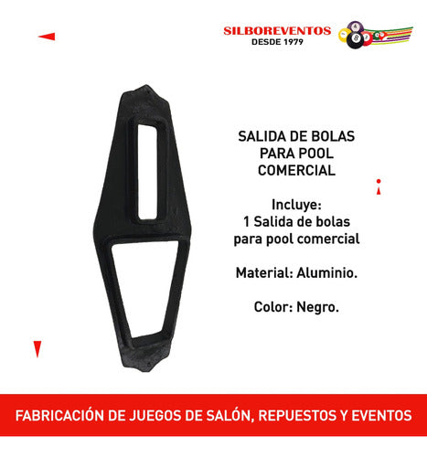 Salida De Bola Blanca De Pool De Aluminio 1