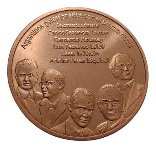 Argentinian Nobel Prize Winners Medallion Collection 0