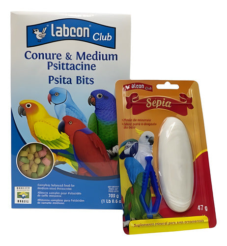 Alcon Psita Bits+ Hueso Sepia - Alimento Balanceado P/loros 0