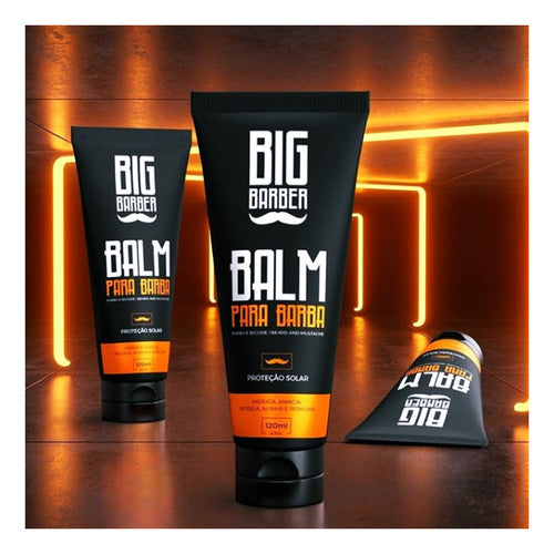 Balm Para Barba Big Barber 120ml Aftershave Fardo 12 Unidade 2