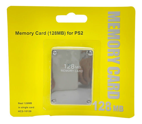 Memory Card Ps2 128 Mb Compatível Com Playstation 2 Fat 6