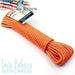 50 Pies 5/16 '' Doble Trenza Accesorio Cable Cuerda Naranja 0