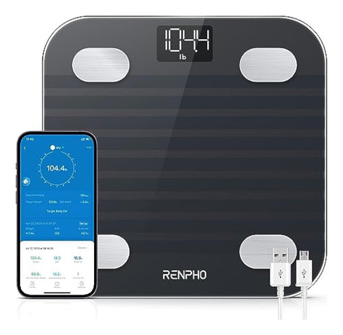 Renpho Elis 1 Smart Rechargeable USB Scale 0