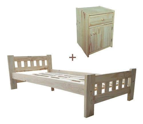 Andrade Solid Pine Reinforced Single Bed 6