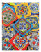 Renacimiento Jalisco Multicolor Talavera Tiles 10 x 10 Pack of 8 Units 0