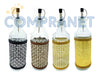 COMPRA WEB Oil and Vinegar Dispenser, 350 cc Glass with Burlap-Like Coating, Model 11881 7