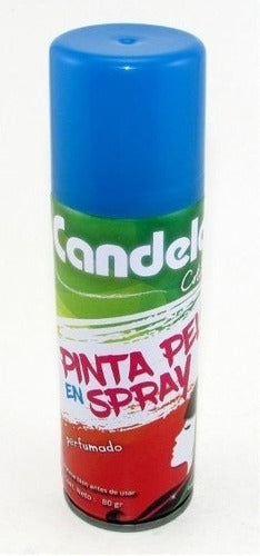 Candela Pinta Pelo En Spray Color Azul 1