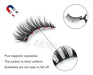 3x Magnetic Eyelashes with 5 Magnets and Magnetic Eyeliner 3