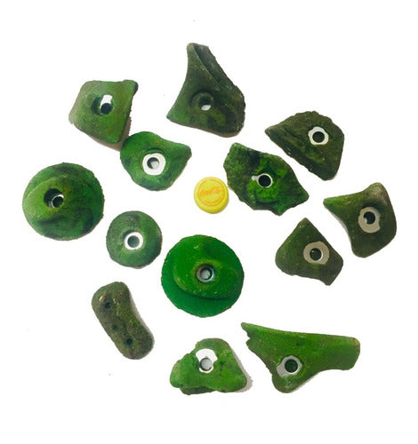 Presasuh Set of 13 Extra Small Climbing Holds 0