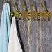 Dseap Gold Stainless Steel Wall Mounted Coat Rack 3