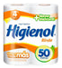 Pack X 3 Unid Papel Higienico  Rinde 4x50 Mt Higienol 0