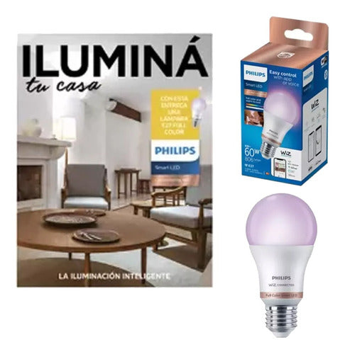 Iluminá Tu Casa + Lámpara Inteligente Full Color Wiz E27 0