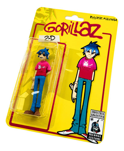 Gorillaz 2 D Figura Muñeco Coleccion 1