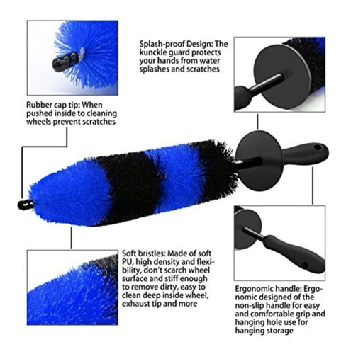 Professional Tire Cleaning Brush Laffitte 4