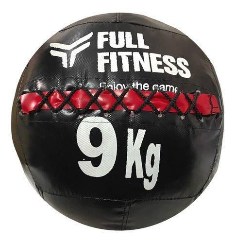 Full Fitness Medicine Ball Kit 3kg 6kg 9kg and 12kg - Non-Pique Cross Functional 1