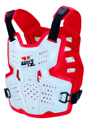 Wirtz Elevate Motocross Enduro Chest Protector - White 0