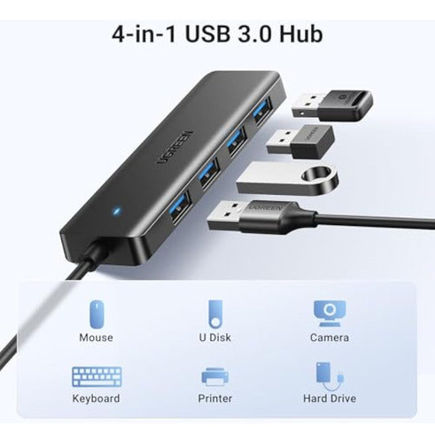 Ugreen Hub Usb 3.0, 4 Puertos Usb A Splitter 1