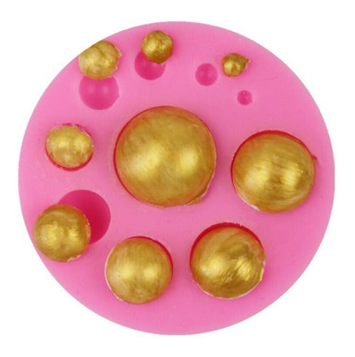 Bakery Cake Silicone Mold Semi Sphere X10 2