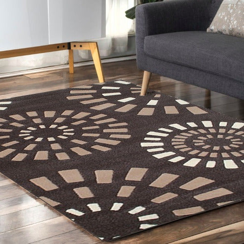 Modern Rug Carpet 1483-784 Brown 120x170 cm Kreatex 0