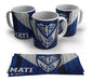 Maldives Design Velez Personalized Plastic Football Mug 0