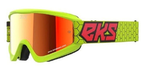 EKS X Brand GOX Flat Out Motocross Enduro Goggles 0