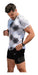 Men's Sublimated Sports T-Shirt Lycra Urban Luxury 0