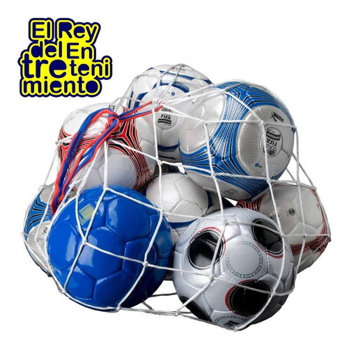 Expert Fitness Red Bolsa Para Pelotas Fútbol, Basketball, Volley - El Rey 6