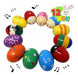 Kit De 12 Piezas De Percusion Musical Maracas Tipo Huevo 1